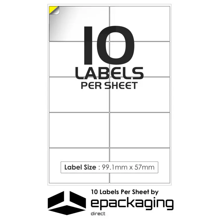 10 labels per sheet address label