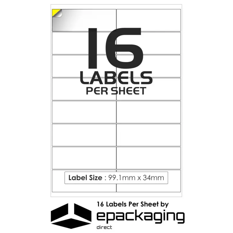 16 labels per sheet address label