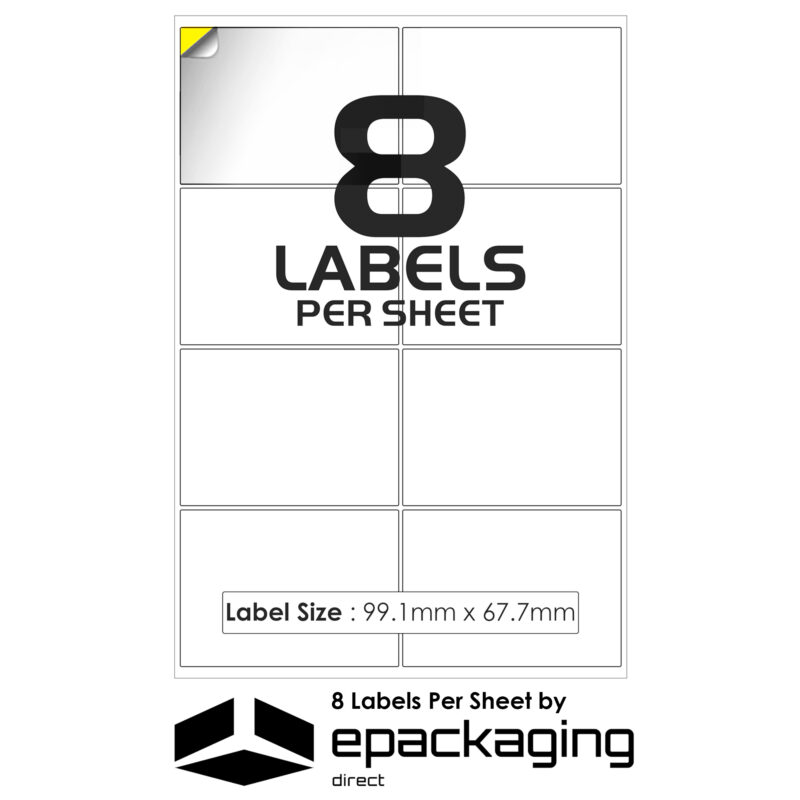 8 labels per sheet address label