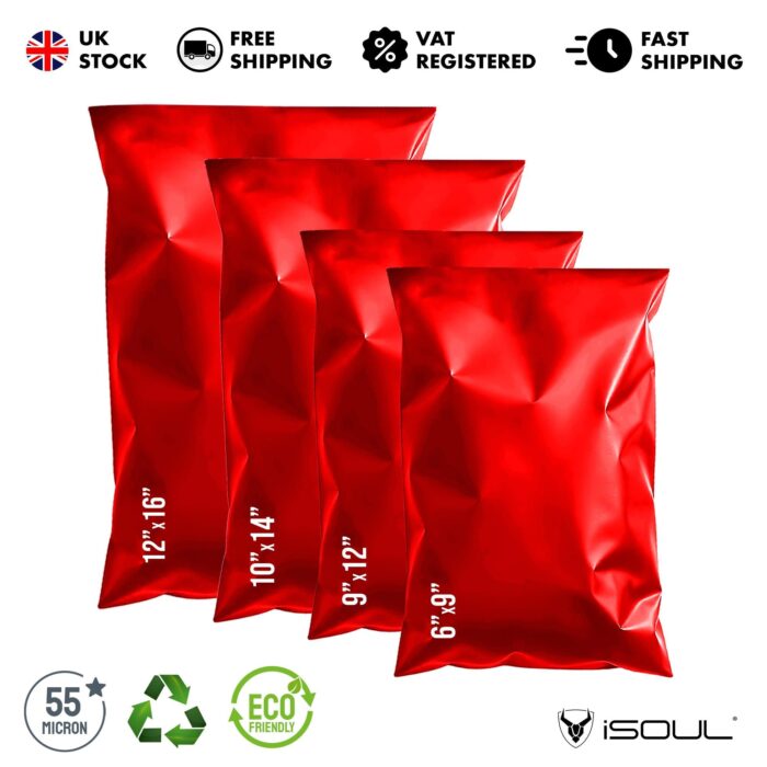 Mixed Size Multi Pack Color Mailing Bags, Self Seal 4 Size Strong Waterproof Poly Plastic Envelopes for Parcels, Packaging, Small, Medium, Large Mail, Shipping Delivery Bags - Image 9