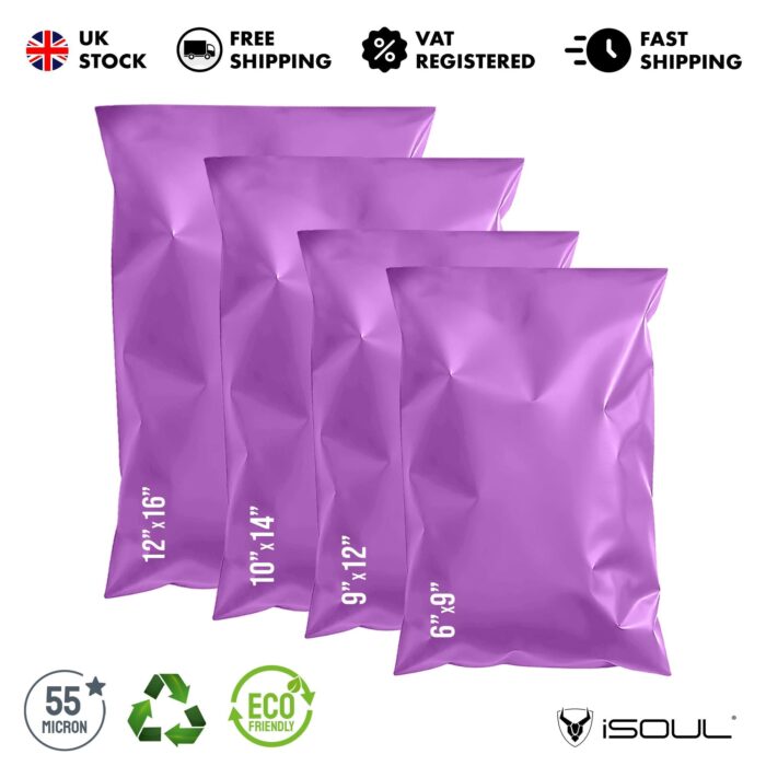 Mixed Size Multi Pack Color Mailing Bags, Self Seal 4 Size Strong Waterproof Poly Plastic Envelopes for Parcels, Packaging, Small, Medium, Large Mail, Shipping Delivery Bags - Image 10