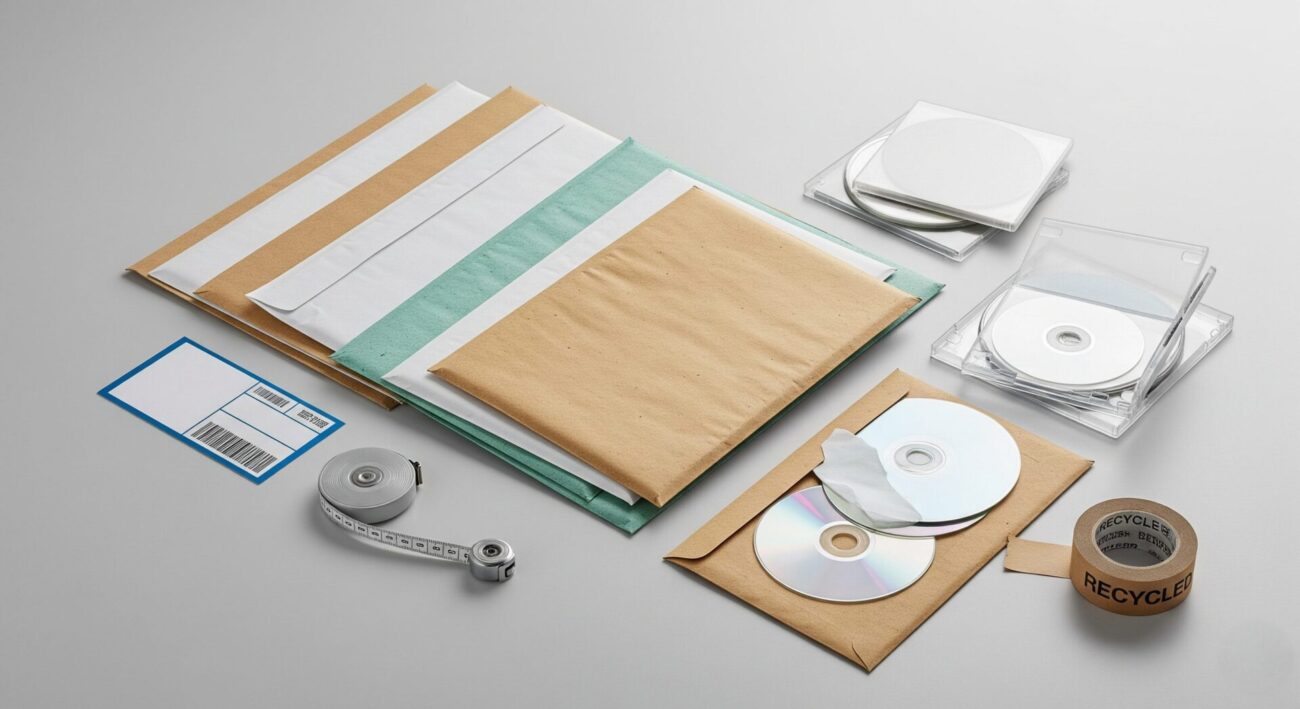 padded envelopes for dvd